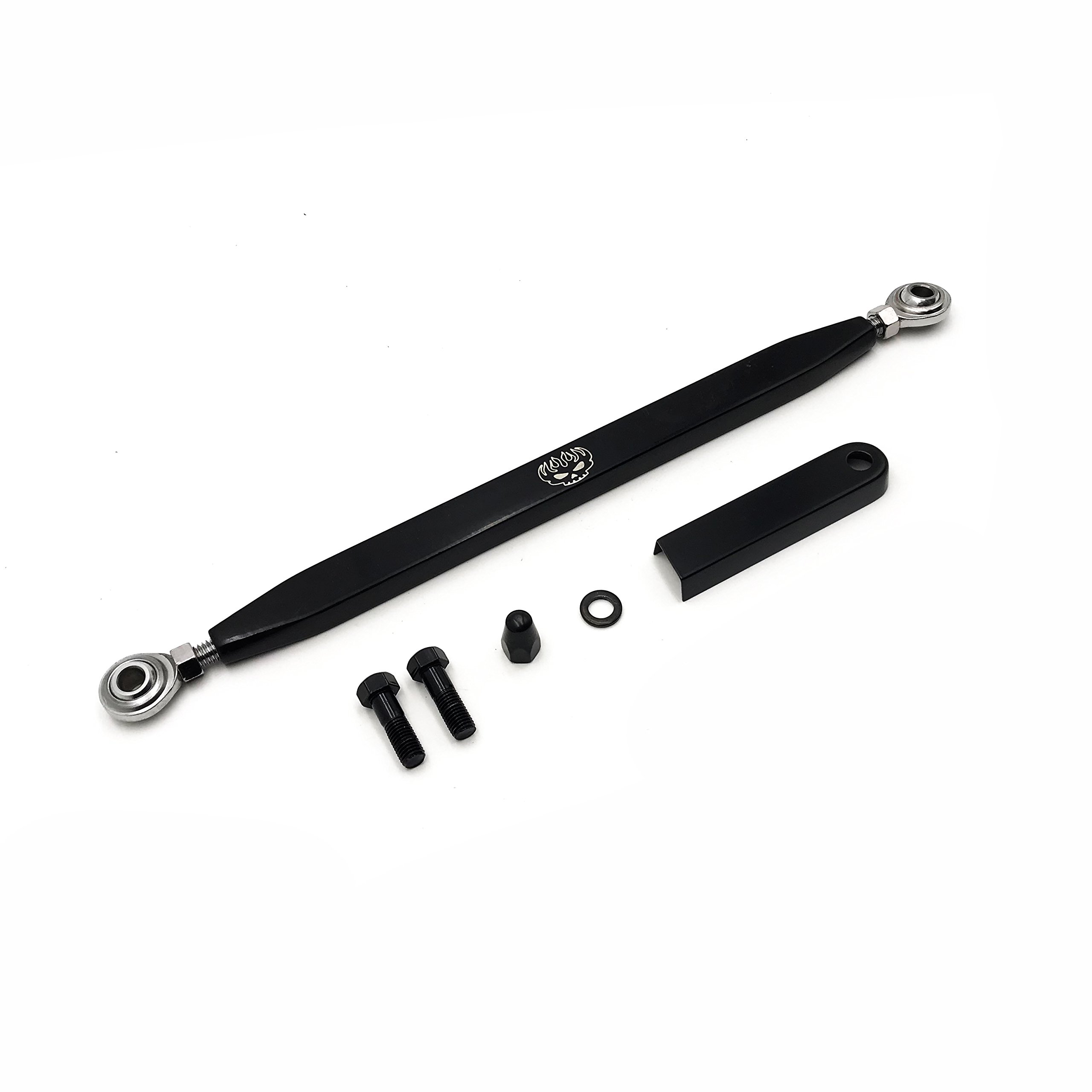 Amazon.com: XKMT-Black Flame Skull Engraved Shift Linkage