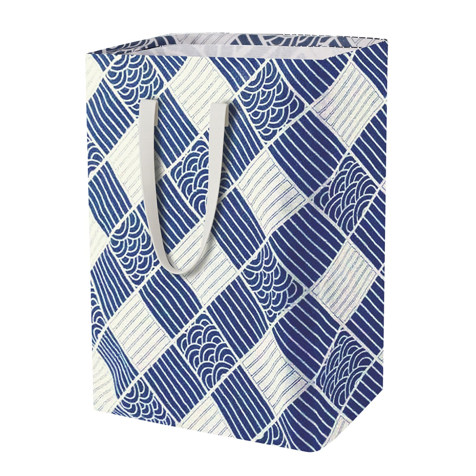 Waterproof Laundry Hamper Collapsible Laundry Basket Extended Cotton Handle Laundry Bag Large Clothes Storage Toy Organization for Bathroom Bedroom Laundryroom College Dorms