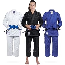 Gold BJJ Womens Aeroweave Jiu Jitsu Gi - Ultra Lightweight BJJ Gi for Women
