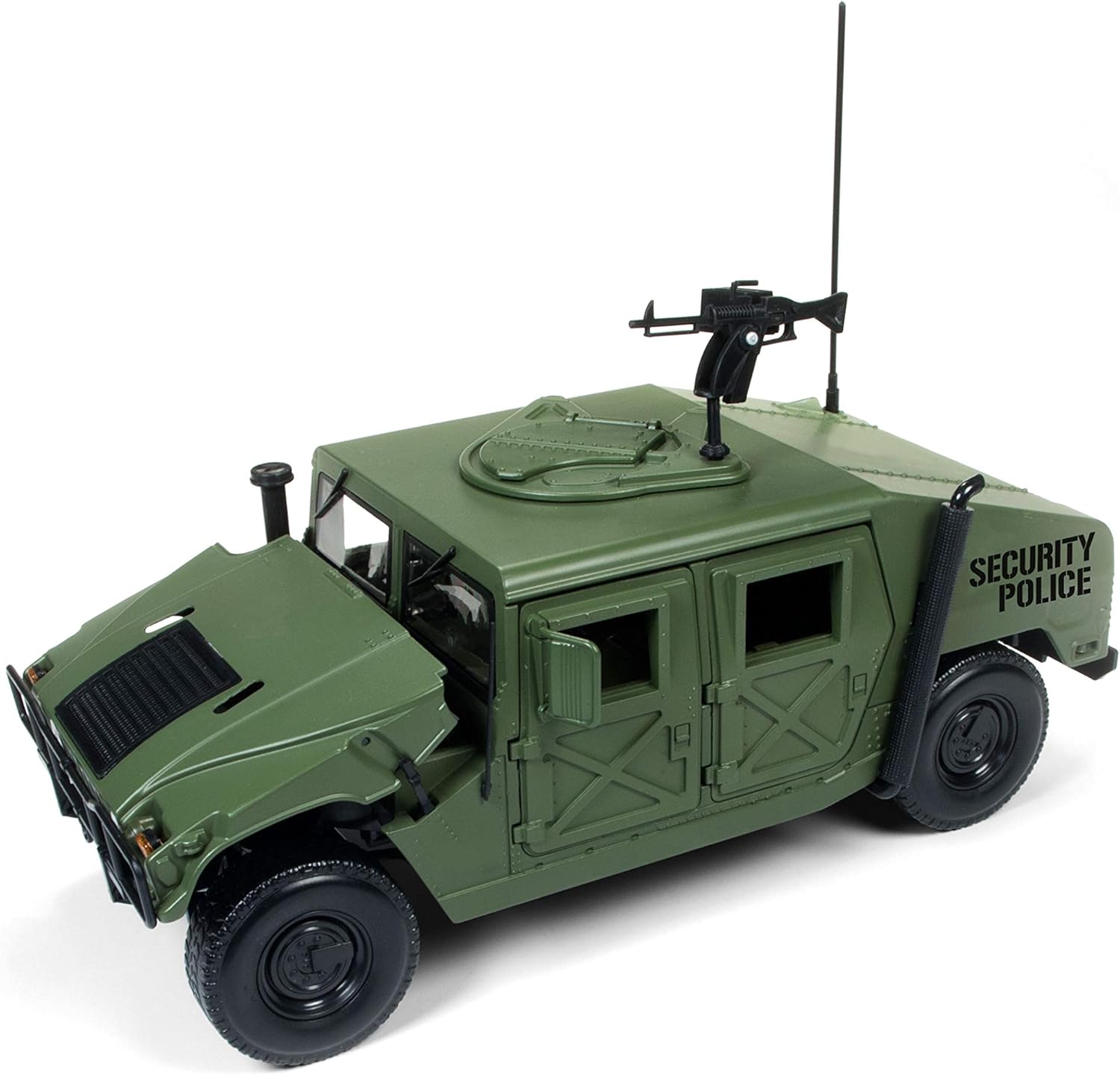 Amazon Autoworld Awml003 Hmmwv Humvee セキュリティ警察オリーブグリーンドラブ 1 18 ダイキャストモデルカー ミニカー ダイキャストカー ホビー