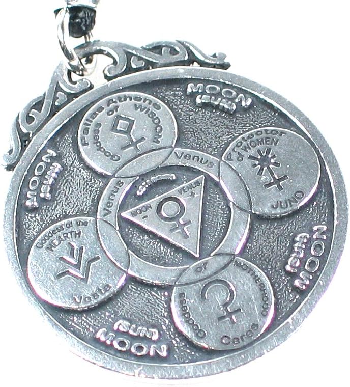 Asteroid Goddess Pewter Pendant, Healing from Chiron,