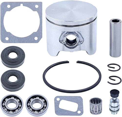 Miniatura 4 de Para Husqvarna 350 para piezas de motosierra, kit de pistón de 1.732 in, 503899671, 503932302