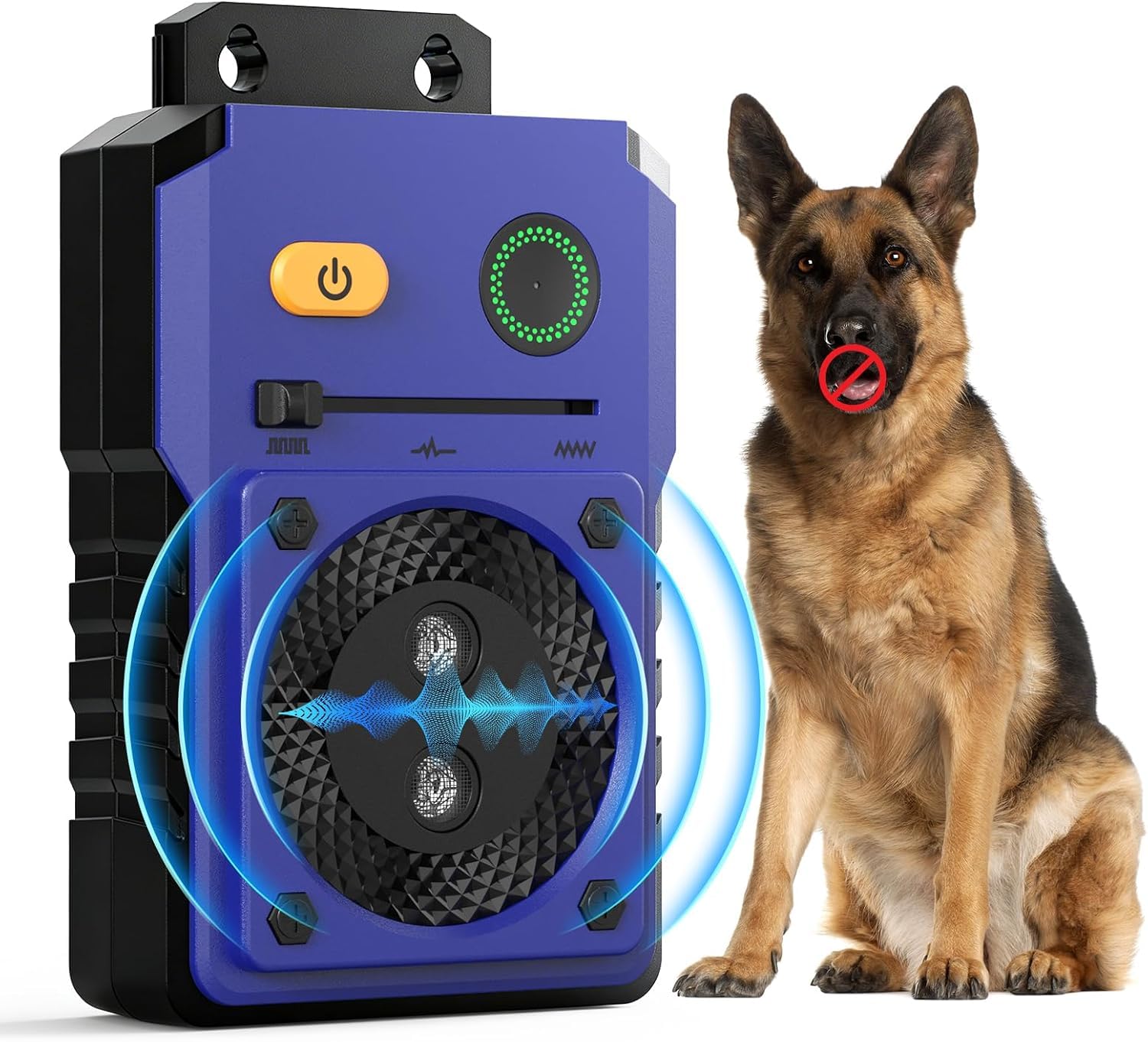 Anti Barking Device for dogs,Auto Stop Barking Dog Device,Rechargeable Ultrasonic DogBarking-Control,IPX4 Ultrasonic Dog Barkingwith 50FT-3 Levels Bark Stopper forDog,Safe SonicdogBarkingControl
