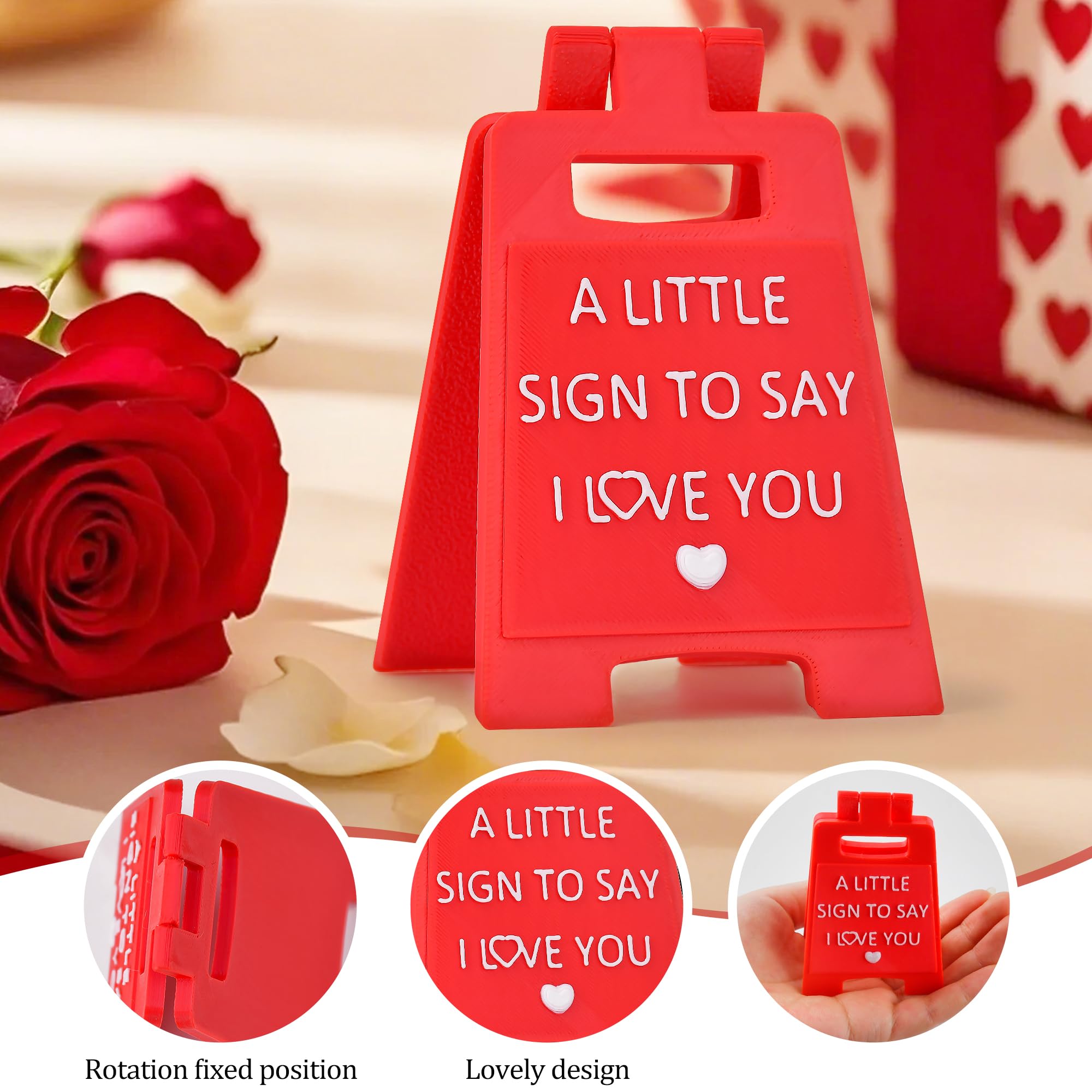 Anniversary Romantic Gifts for Women - Mini Sign Office Decor Desk Accessories Mothers Day Gifts for Mom Her Men Wife Husband Girlfriend Boyfriend Birthday Christmas Wedding Valentines Day