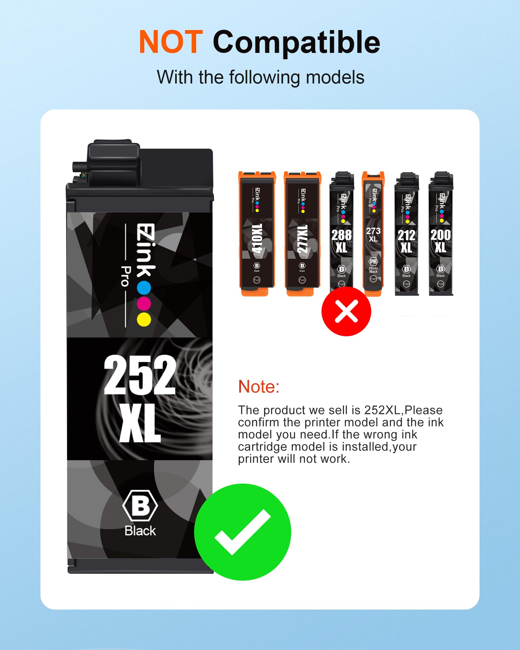 Amazon.co.jp: E-Z Ink Pro 252XL 再生インクカートリッジ Epson 252