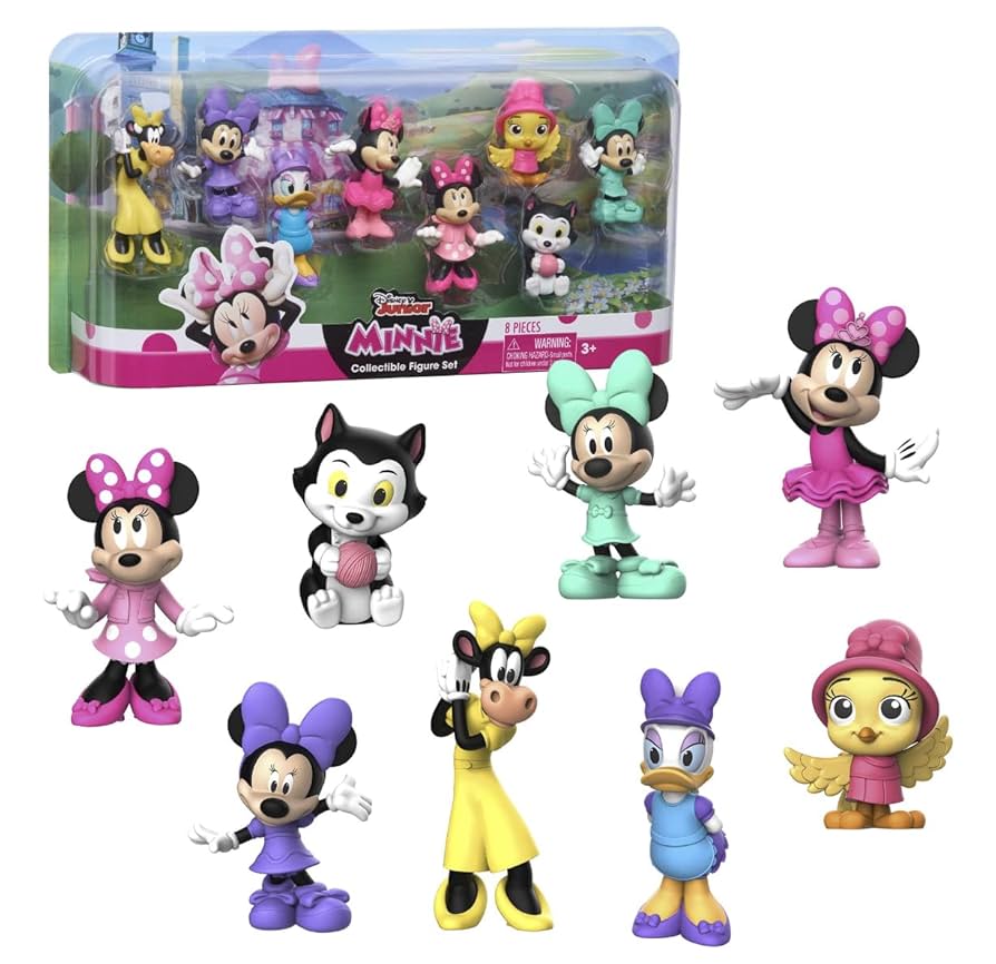 Disney Mickey & Minnie Figure 新品 Disney Medium Figure Statue - Pie-Eyed Minnie Mouse and Mick