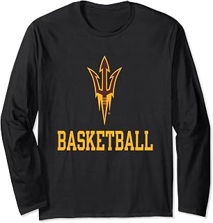 Arizona State Sun Devils Basketball Icon Officially Licensed Long Sleeve T-Shirt