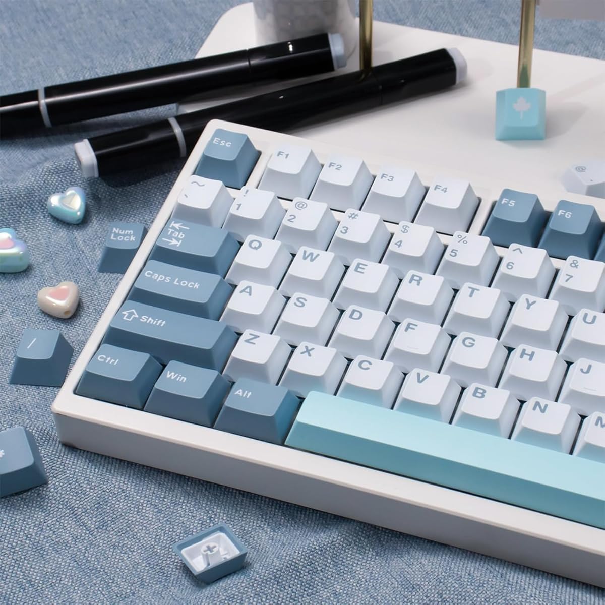 Sumgsn Keycaps 164 Keys Cherry Profile Shoko Doubleshot Keycap Set Fit for Alice Keyboard 61/64/87/104/108 Cherry Mx Switches Mechanical Keyboard