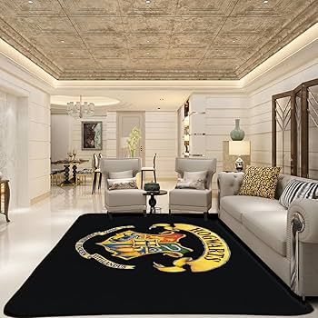 ムービーロゴ入り　ハリー　ハリーポッター　ラグ　ソファーカバー150×120 Amazon｜ホグワーツ ハリー ポッター 魔法 絨毯 北欧 カーペット 防音