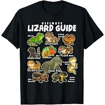 Ultimate Lizard Guide Cute World Lizards Reptile Herpetology T-Shirt