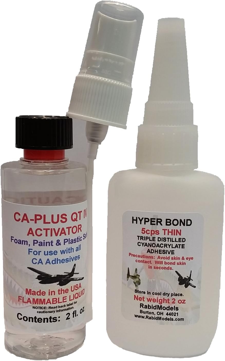 2oz Thin CA & 2 oz Spray activator/Kicker