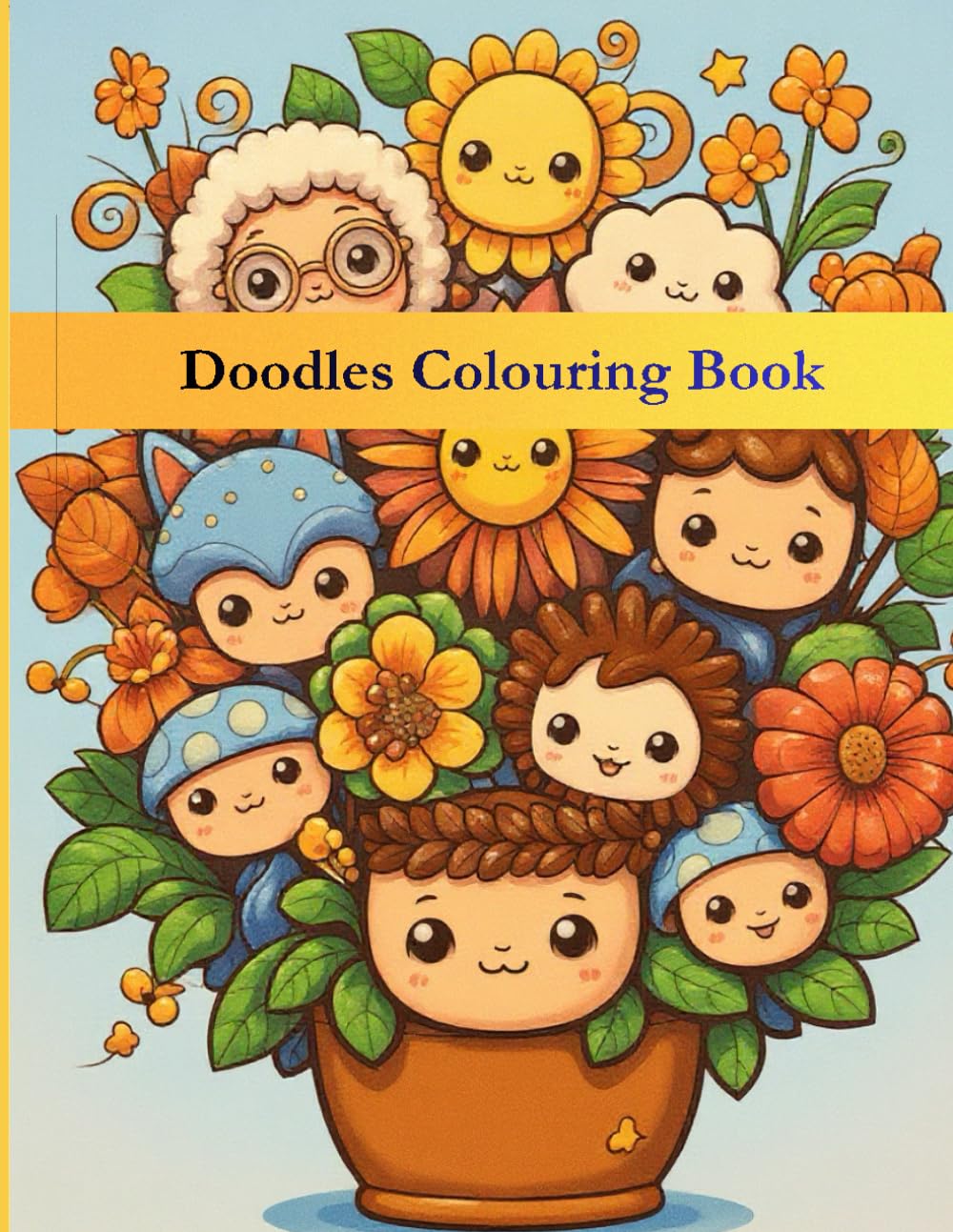 Doodles Colouring Book: Cute and Creative Doodles for All Ages