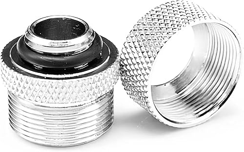 Miniatura 5 de dracaena.io - Paquete de 2 hilos G14" a 0.630 in de diámetro exterior, accesorios de compresión de tubos duros con diseño de cuerpo alto para