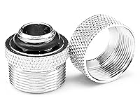 Vista 4 de dracaena.io Pack de 2 accesorios de compresión de tubo duro G1/4" rosca a 16mm de diámetro exterior, con diseño de cuerpo alto para sistema