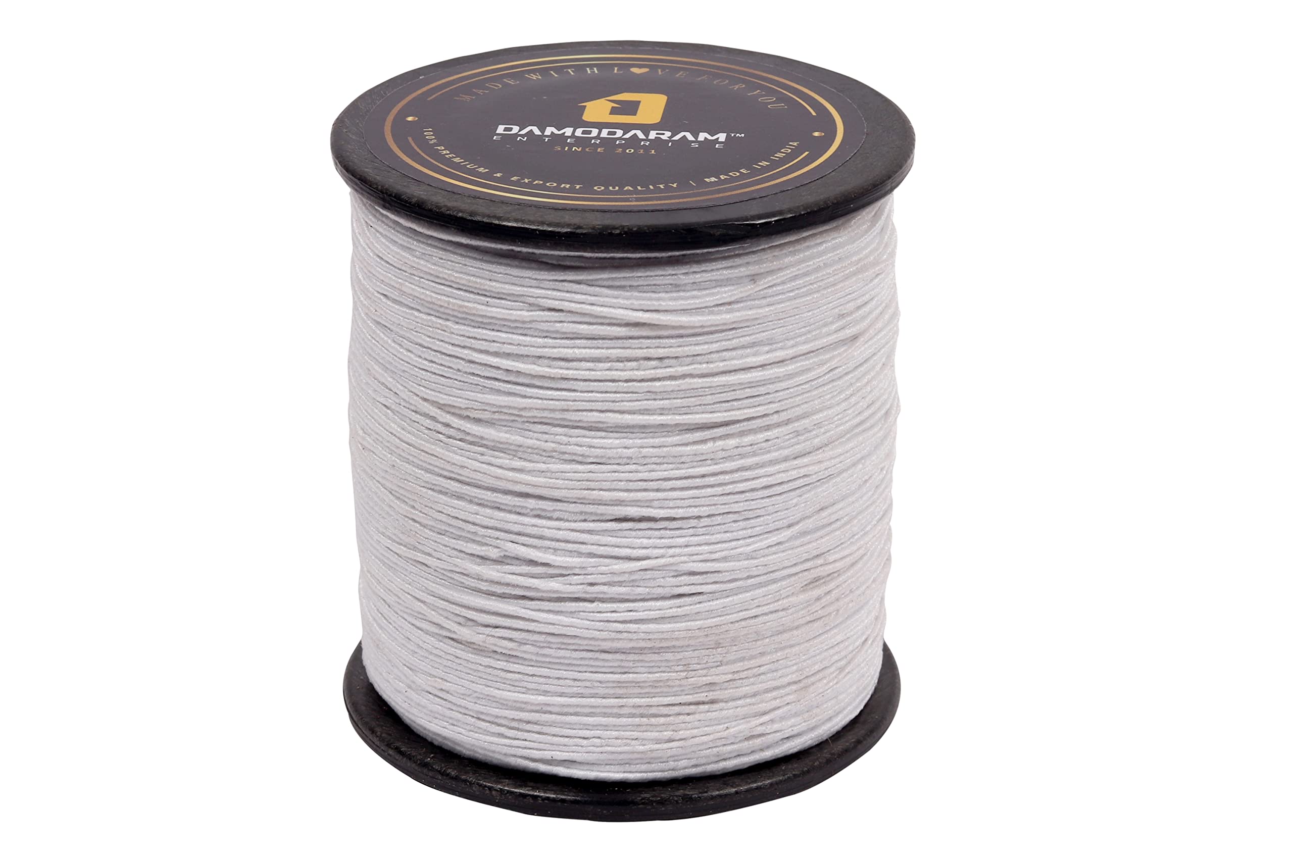 0.8mm Elastic Thread for Making Jewelery, Bracelet, Necklace Beading Art Craft & DIY Projects (100 MTR, White)-image-46