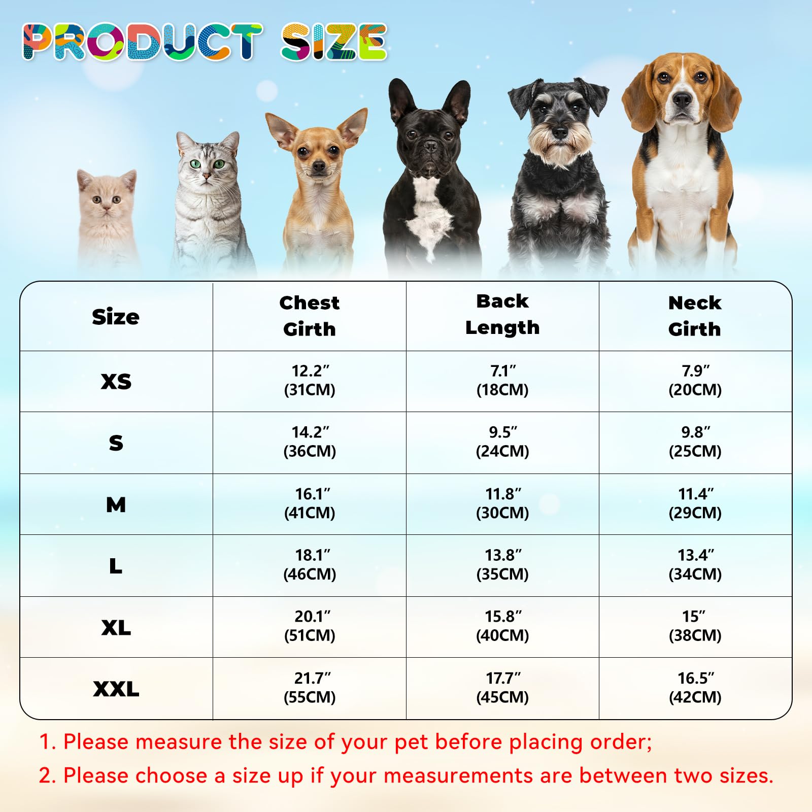 Vehomy 4-Pack Dog Summer Shirt Soft Cotton Cat Sleeveless Shirts Pet Stripe Tshirt Tank Tops Vests with Sea Fish Patterns Kitten Puppy Summer Clothes for Small Medium Dogs S - Image 4