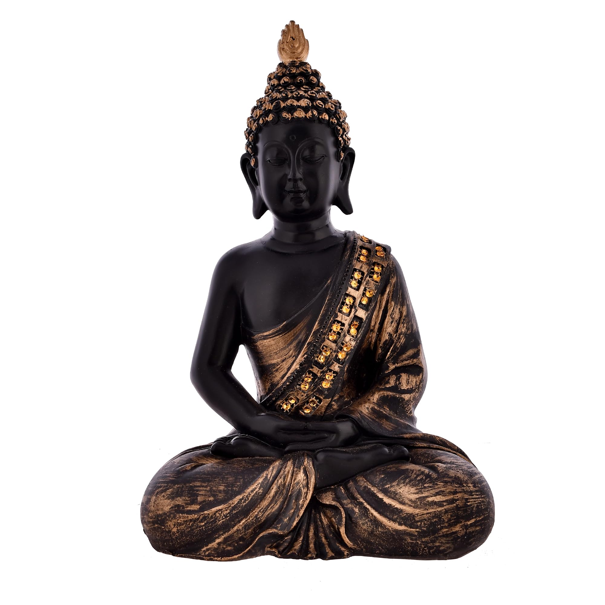 Sajawat Shop Jaipur Blessing Samadhi Buddha Statue for Home Décor, Showpeice for Living Room, Sculpture for Table Décor (26 X 16 CM) YUBVS4