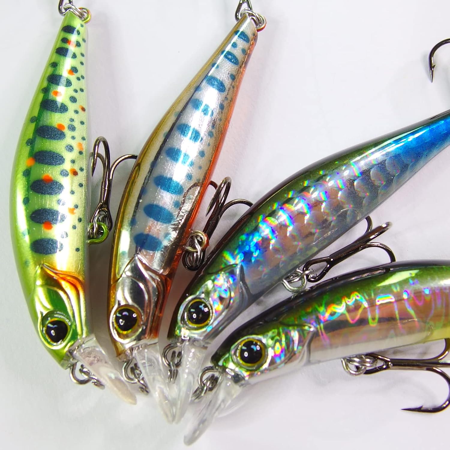 momolures - ULTIMA ARTIST SWIMMER 60mm Sinking Minnow for LRF Bass, Seabass, Pike, Trout, Salmon lure fishing (4 Pieces Assort #02) - Image 5