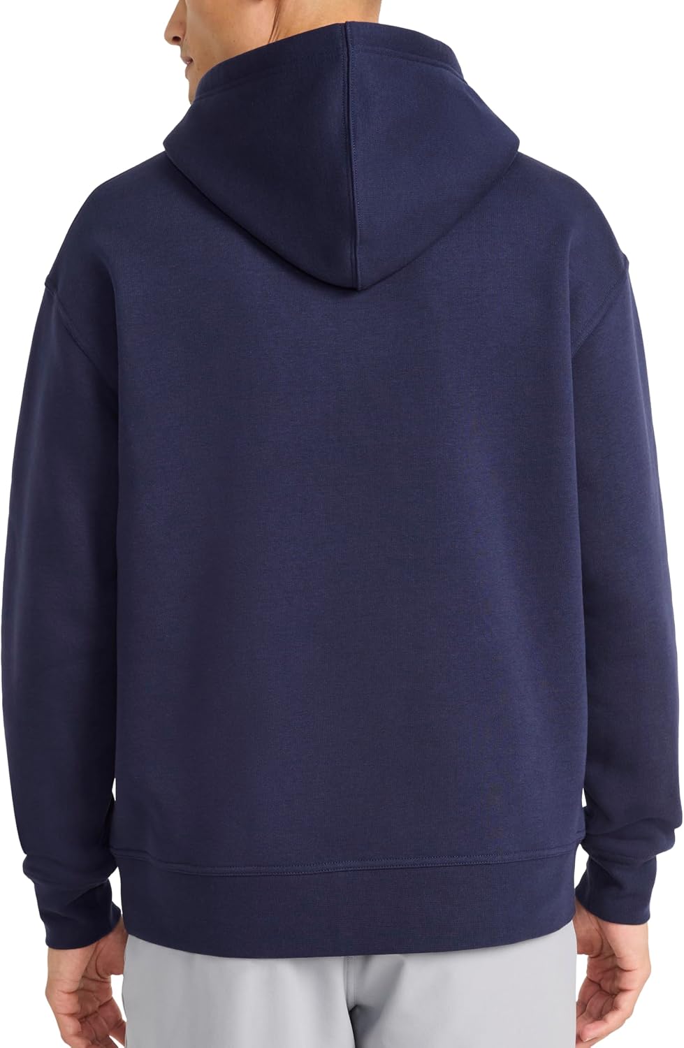 Reebok Men's Transition Hoodie, Oversized Fit, Midweight Cotton-poly Fleece Fabric