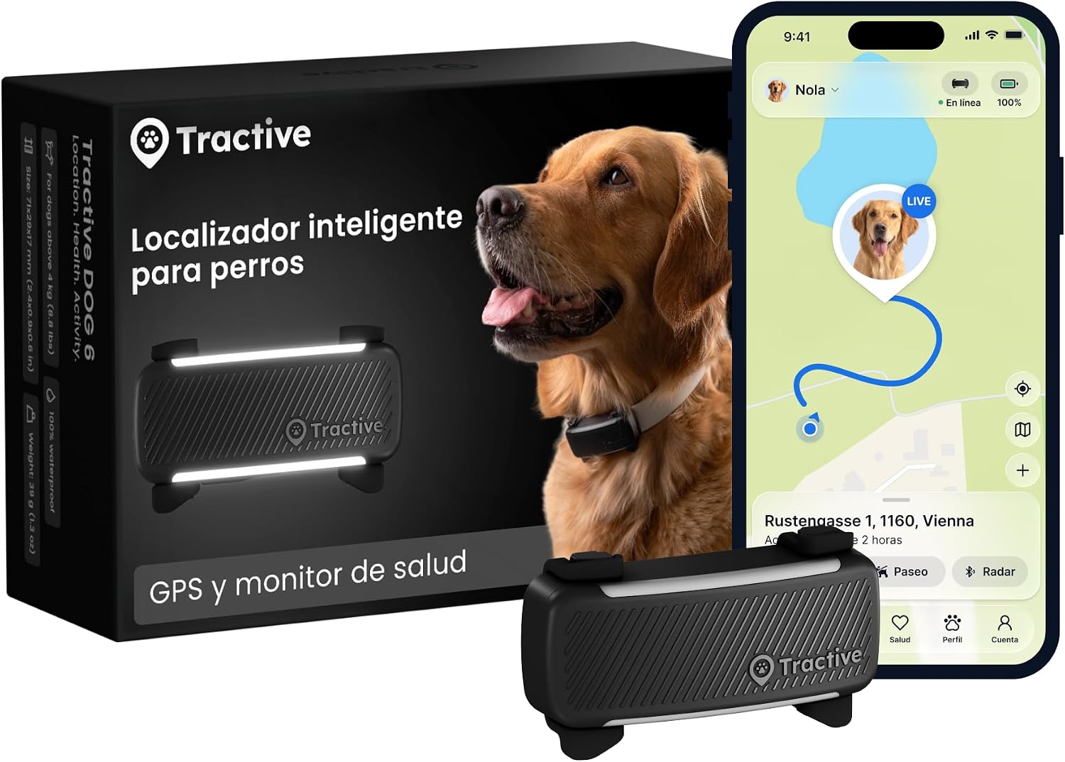 Tractive GPS para perros