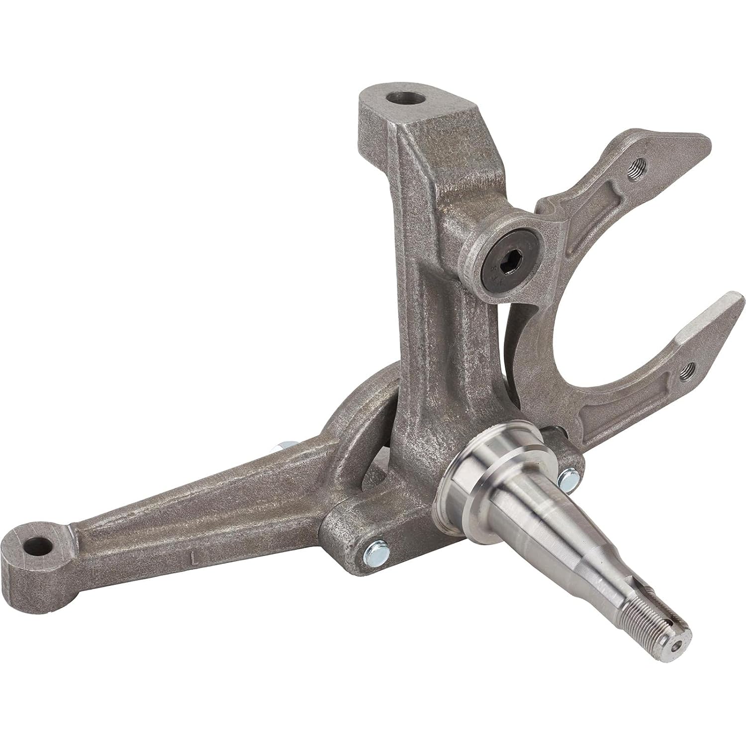 Speedway Motors 3-Piece 1979-Up GM Metric Spindle Kit, IMCA-Approved, Forged Heat-Treated Steel, OEM Geometry, G Body Direct Replacement, Right Side with Hardware