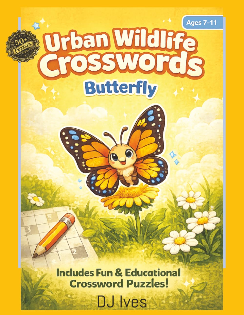 Urban Wildlife Crosswords: Easy 50+ City Wildlife, Animal-Themed Puzzles with Fun Clues