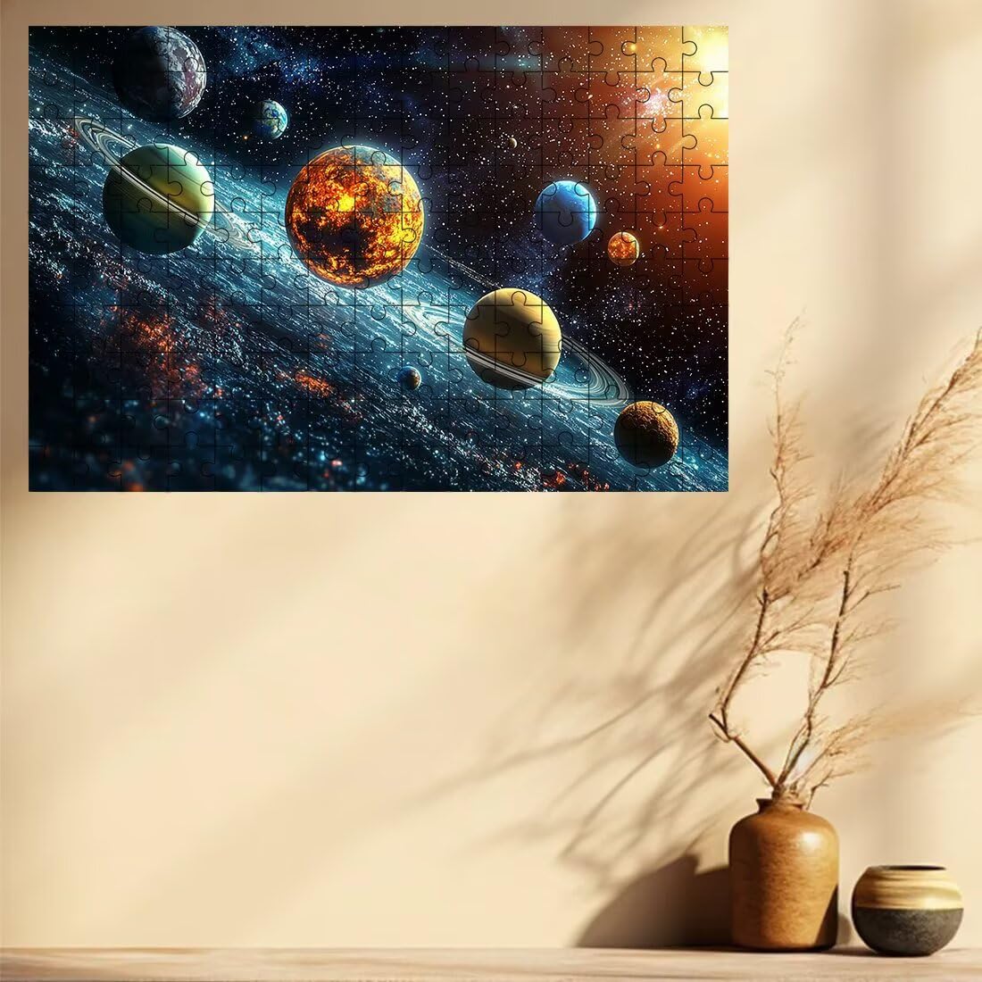 Puzzle 1500 Piezas Planeta, Puzzle Paisaje, Puzzles 1500 Piezas Adultos, Rompecabezas de Madera con Caja Regalo, Rompecabezas Adultos para Toda la Familia, Regalos Originales para Mujer 87x57cm -1700