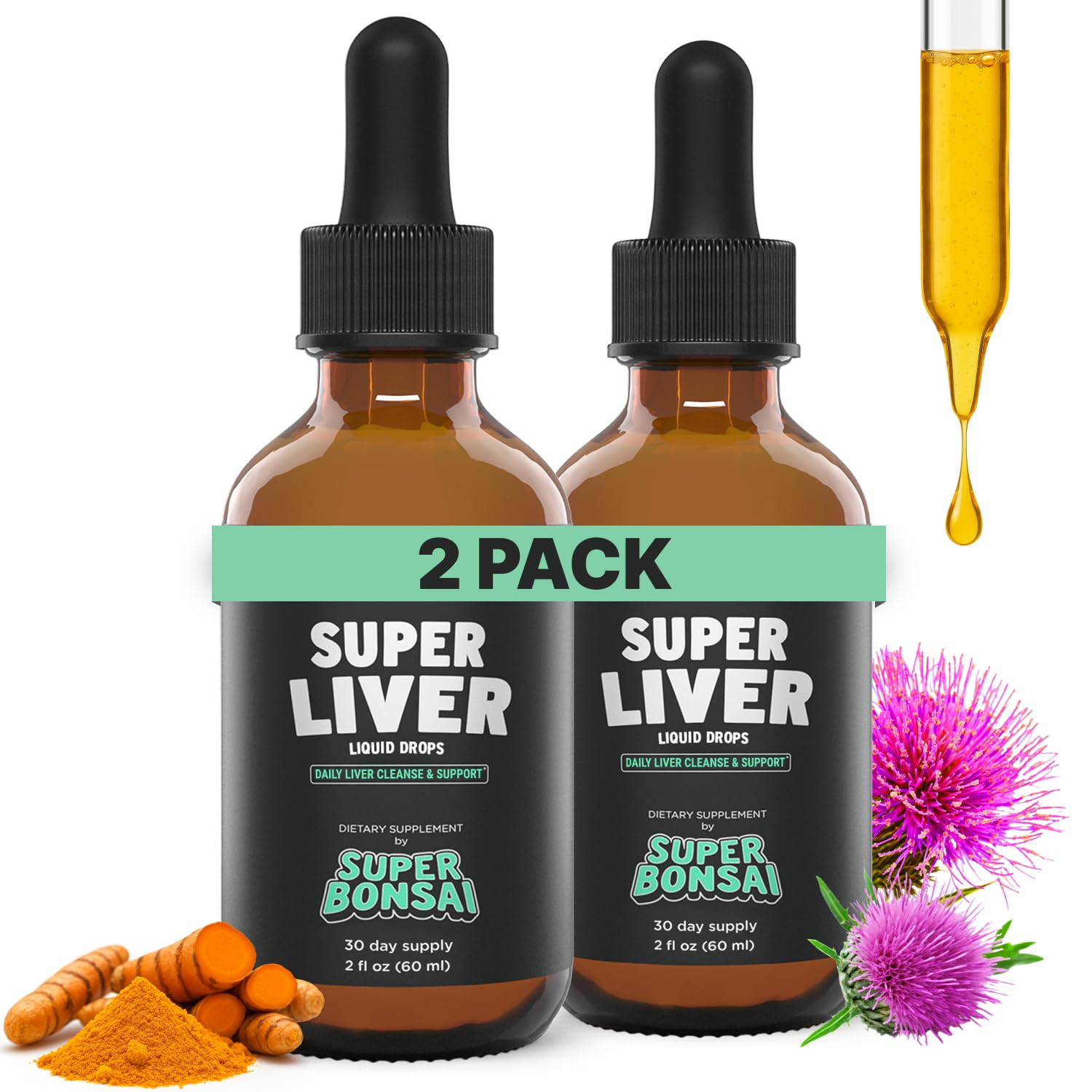Amazon.com: SuperBonsai Milk Thistle Herbal Liquid Supplement