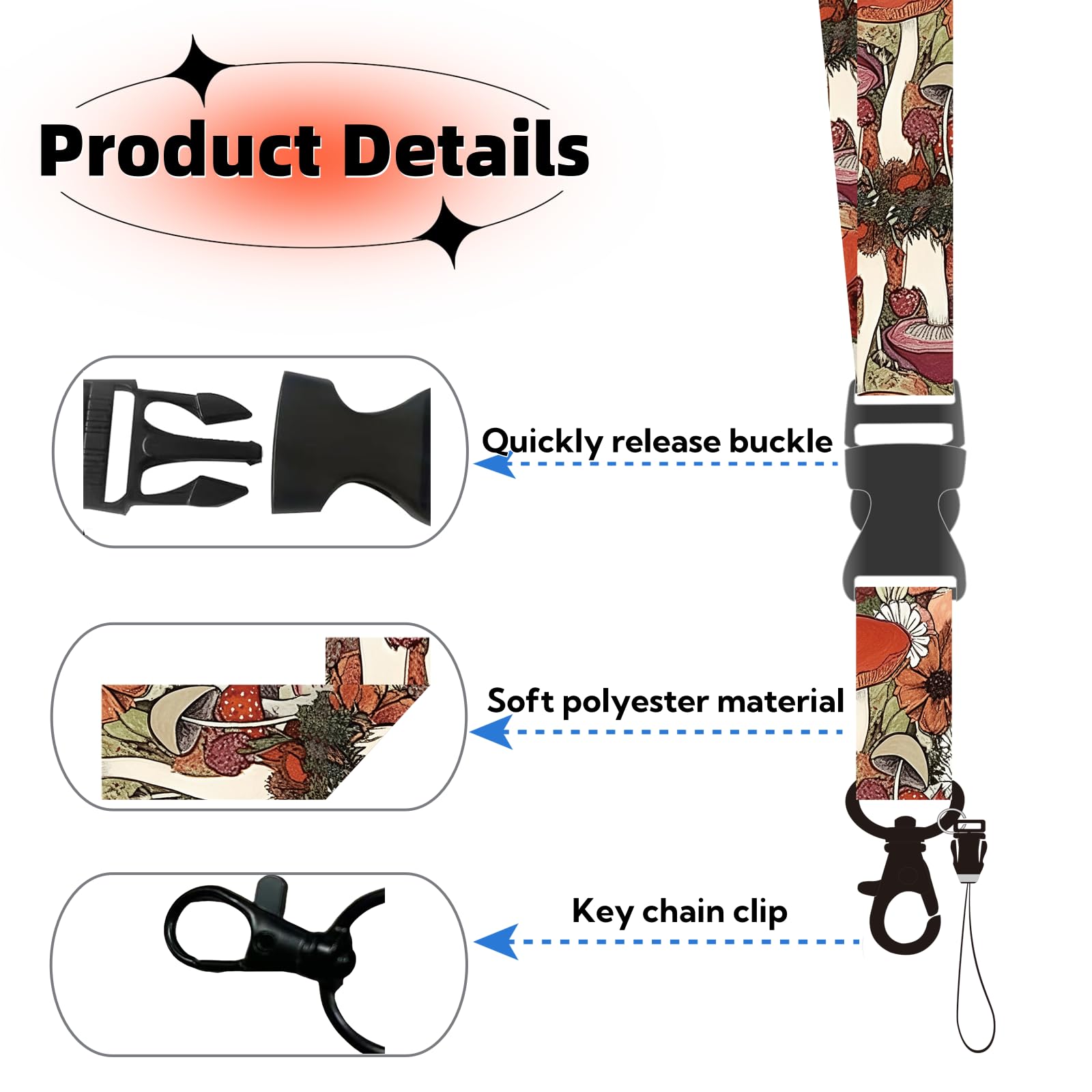 Soporte para tarjetas de identificación con carrete retráctil y clip de mosquetón y correa de cordón desmontable, protector vertical de tarjetas, elegante y ligero para médicos, profesores