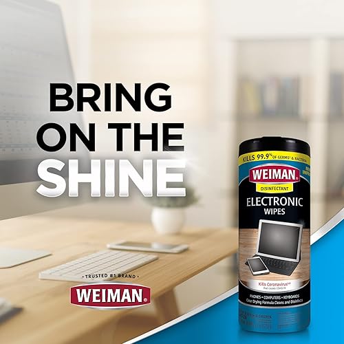 Miniatura 8 de Weiman Toallitas desinfectantes electrónicas y de pantalla limpia y desinfecta de forma segura tu teléfono teclado portátil tabletas toallitas para