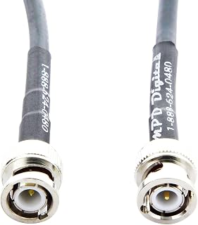 MPD Digital rg8x-bnc-antenna-cable-25ft RG-8X MILSPEC Mini-8 Coax with BNC Male to BNC Male Connectors On RG8x Jumpers, Antenna Lines and Patch Cables