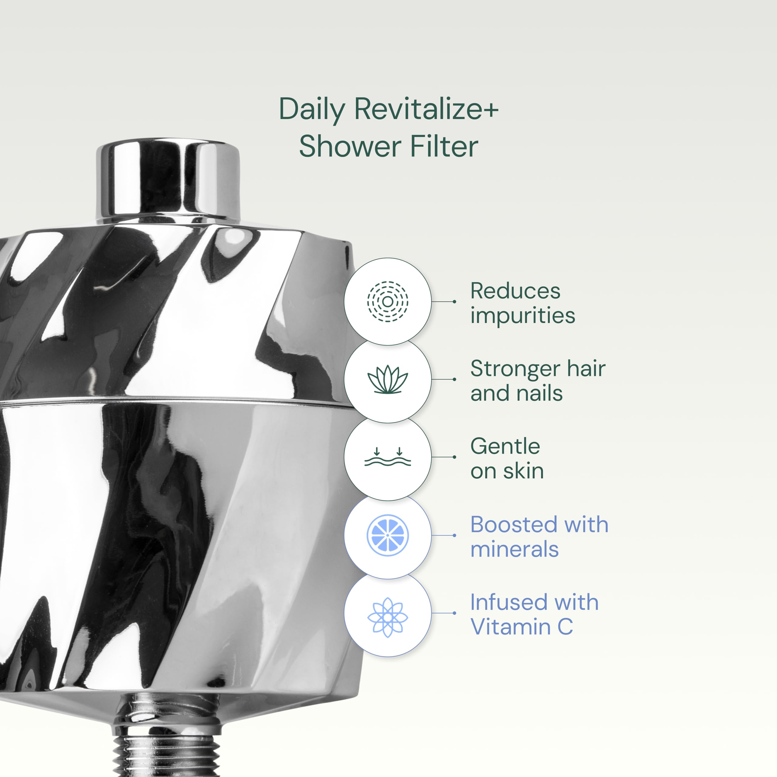 AquaBliss SF400 - Filtro doccia rivitalizzante HD, filtrazione ad alto rendimento, 2 x vitamina C, minerali per capelli, pelle e unghie lussureggianti, KDF/CS/VC per sostanze chimiche meno aggressive,