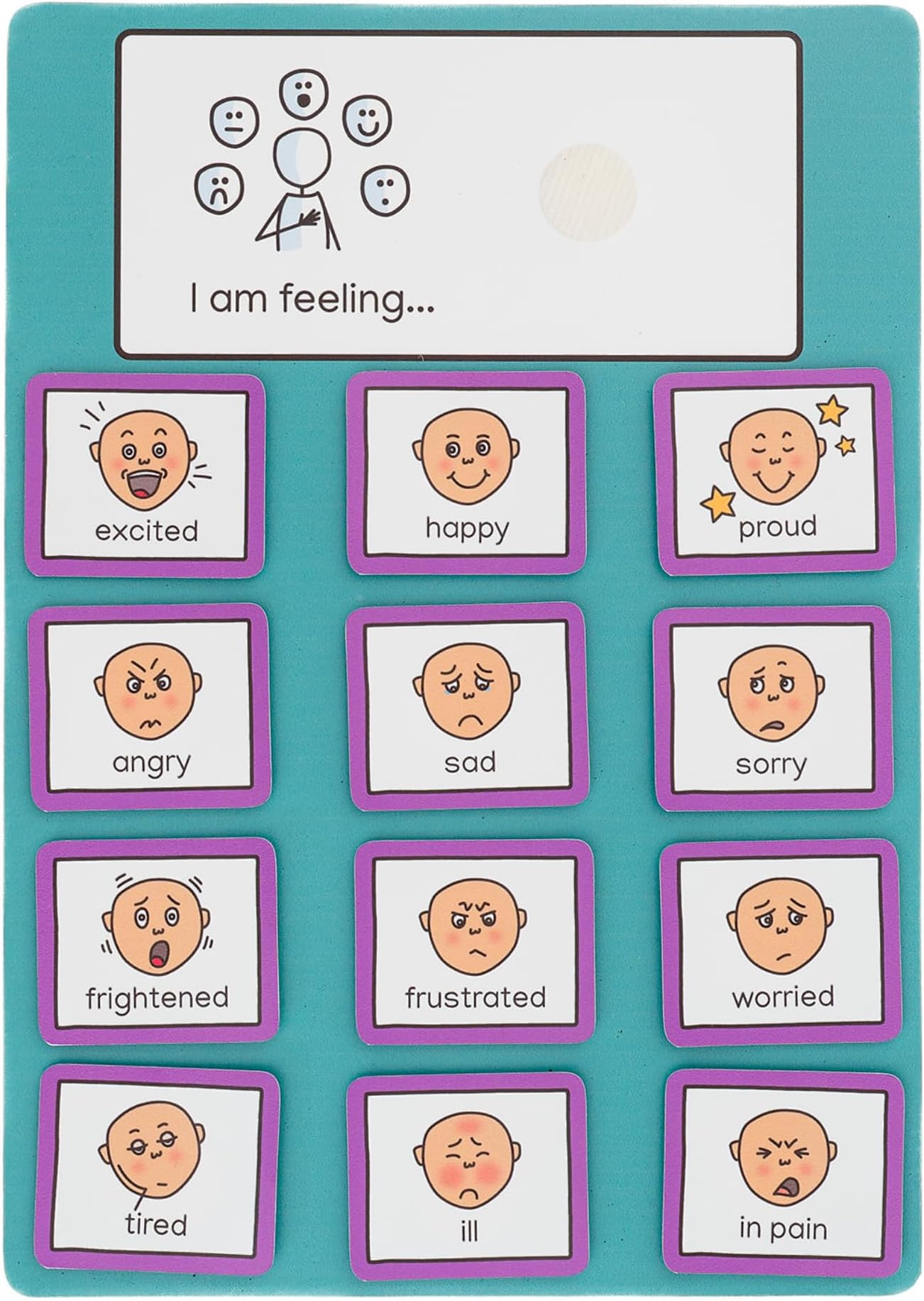 Create Visual Aids I Am Feeling Chart, (D) Emotions Visual Symbols To Support Emotional Development, SEND, ASD