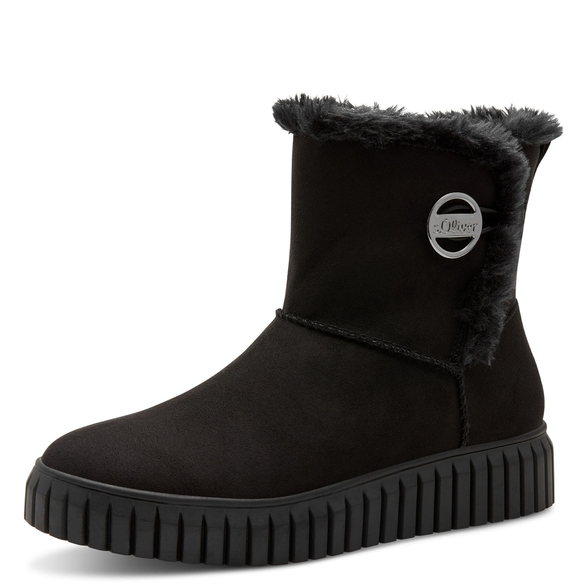 s.Oliver Women's 5-26418-41 Snow Boots, black, 8 UK