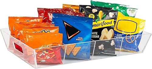 Miniatura 4 de Mind Reader Bandeja de aperitivos, organizador de encimera, bandeja de aperitivos, condimentos, sala de descanso, cocina, 19.25 pulgadas de largo x