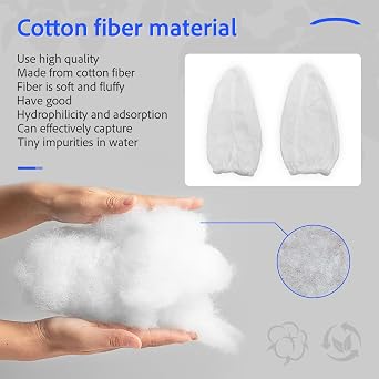 Replacement Vacuum Filter Cotton for Pool Blaster (6 Pack)