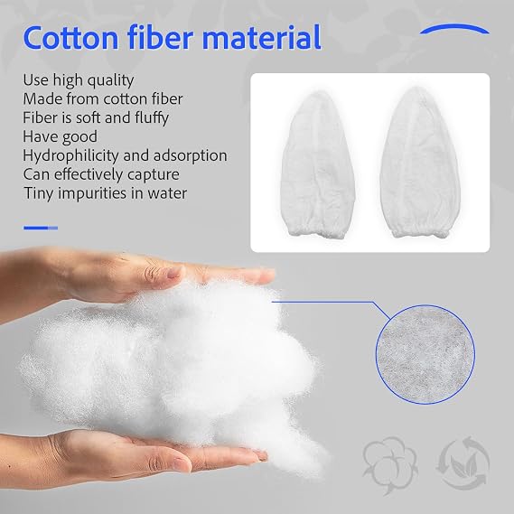 Replacement Vacuum Filter Cotton for Pool Blaster (6 Pack)