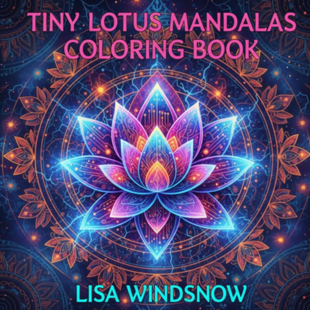 TINY LOTUS MANDALAS: COLORING BOOK (FLORAL MANDALAS)