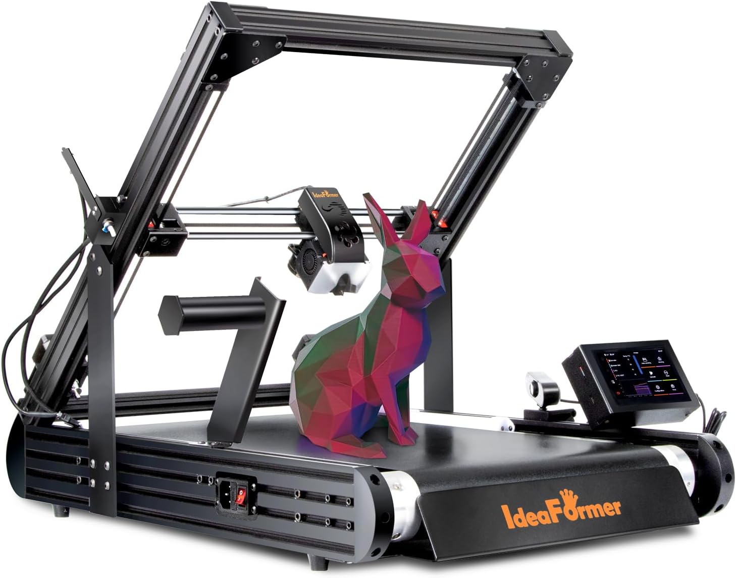 Continuous Belt 3D Printer, IR3 V2 Infinite Z Axis Conveyor Belt 3D Printer 250×250×∞mm CoreXY 400mm/s Speed with Auto Calibration for Long/Batch Model Printing