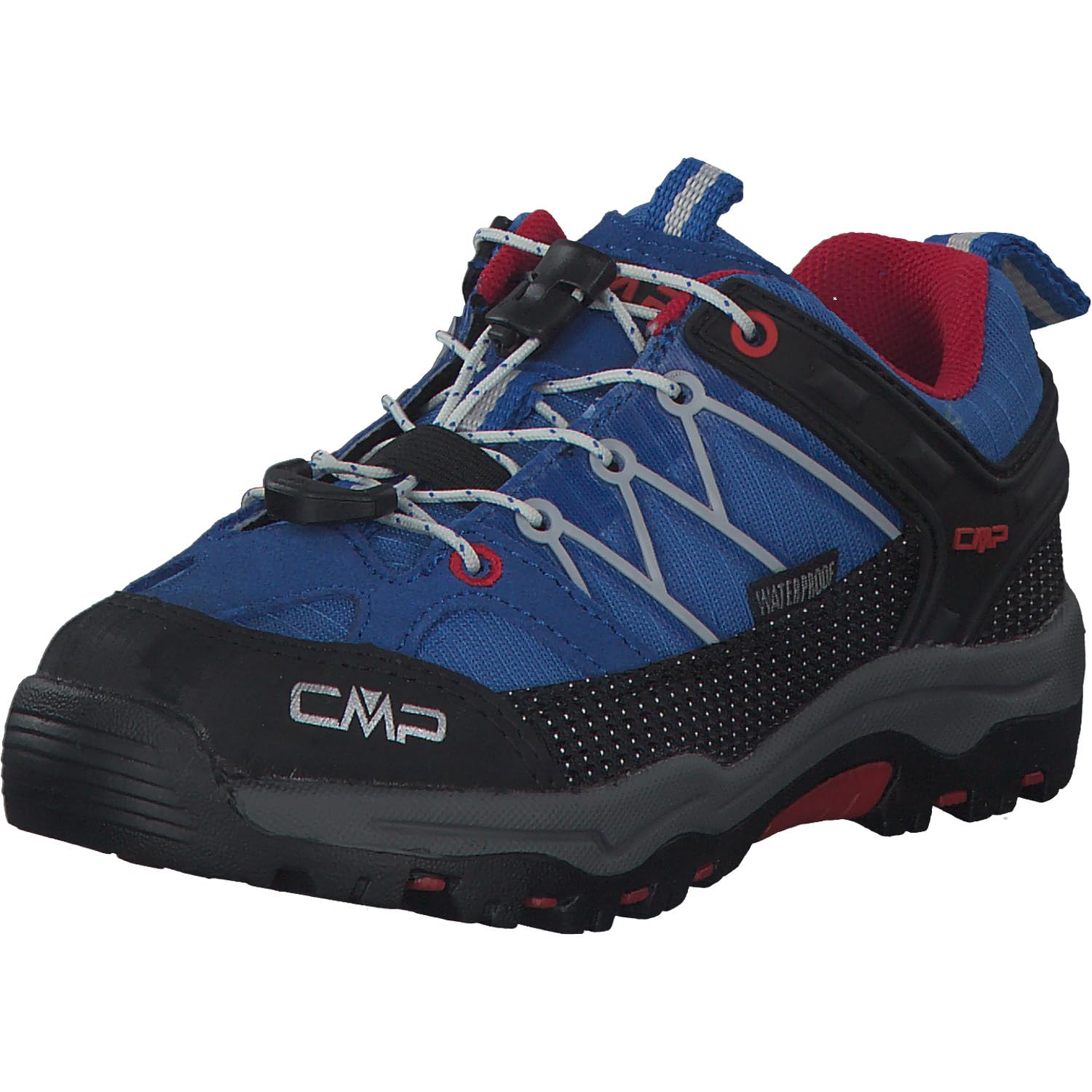 Cmp Boys Bleu Low Hiking Trainers Rigel Waterproof