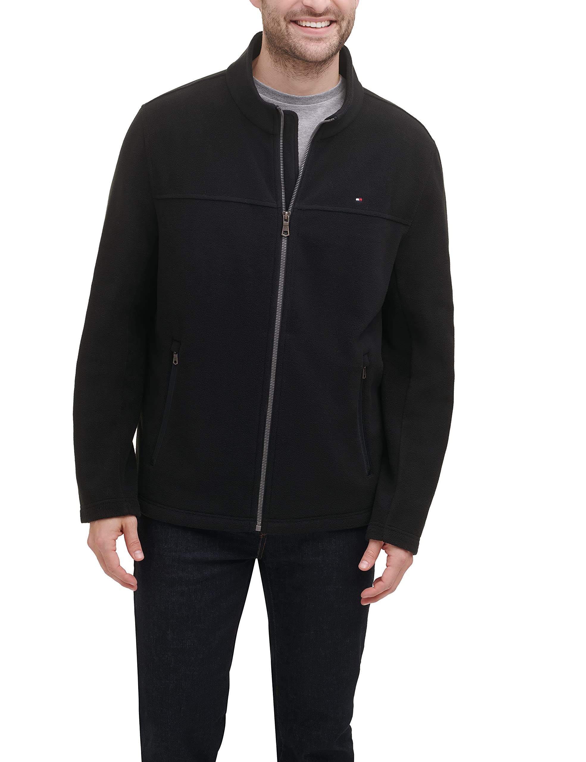 Classic Zip Front Polar Fleece Jacket 