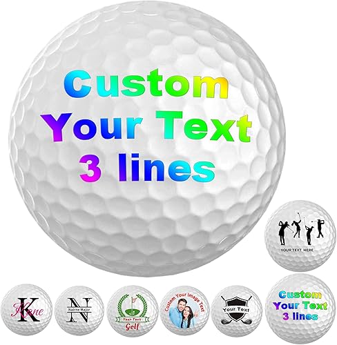 Miniatura 8 de Pelotas de golf personalizadas con logotipo de nombre de imagen para hombres y mujeres, puedes personalizar padrinos de boda únicos, regalo de