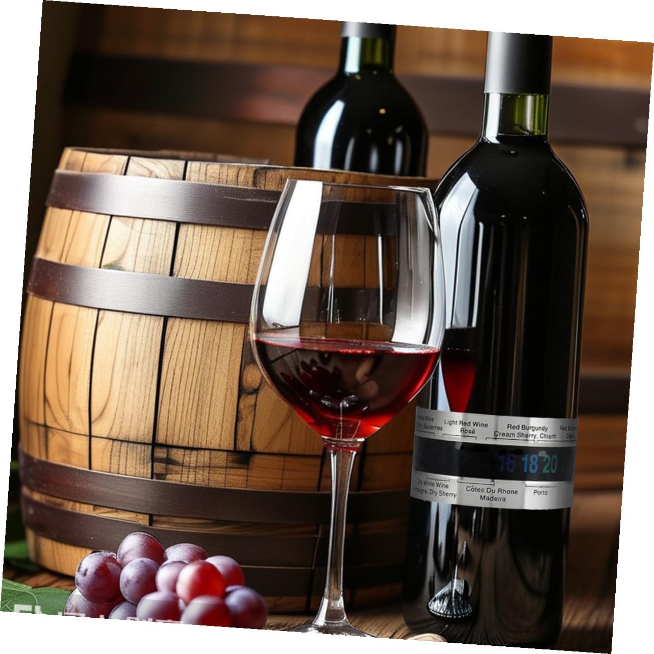 Alipis Instant-Read Wine Temperature Probe 2pcs Stainless Steel Thermometer for Wine Bottles Household Kitchen Cooking Temperature Measurement