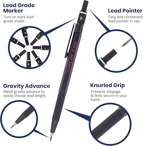 Miniatura 4 de Pacific Arc Soporte técnico de alimentación por gravedad premium de metal, negro, 0.079 in