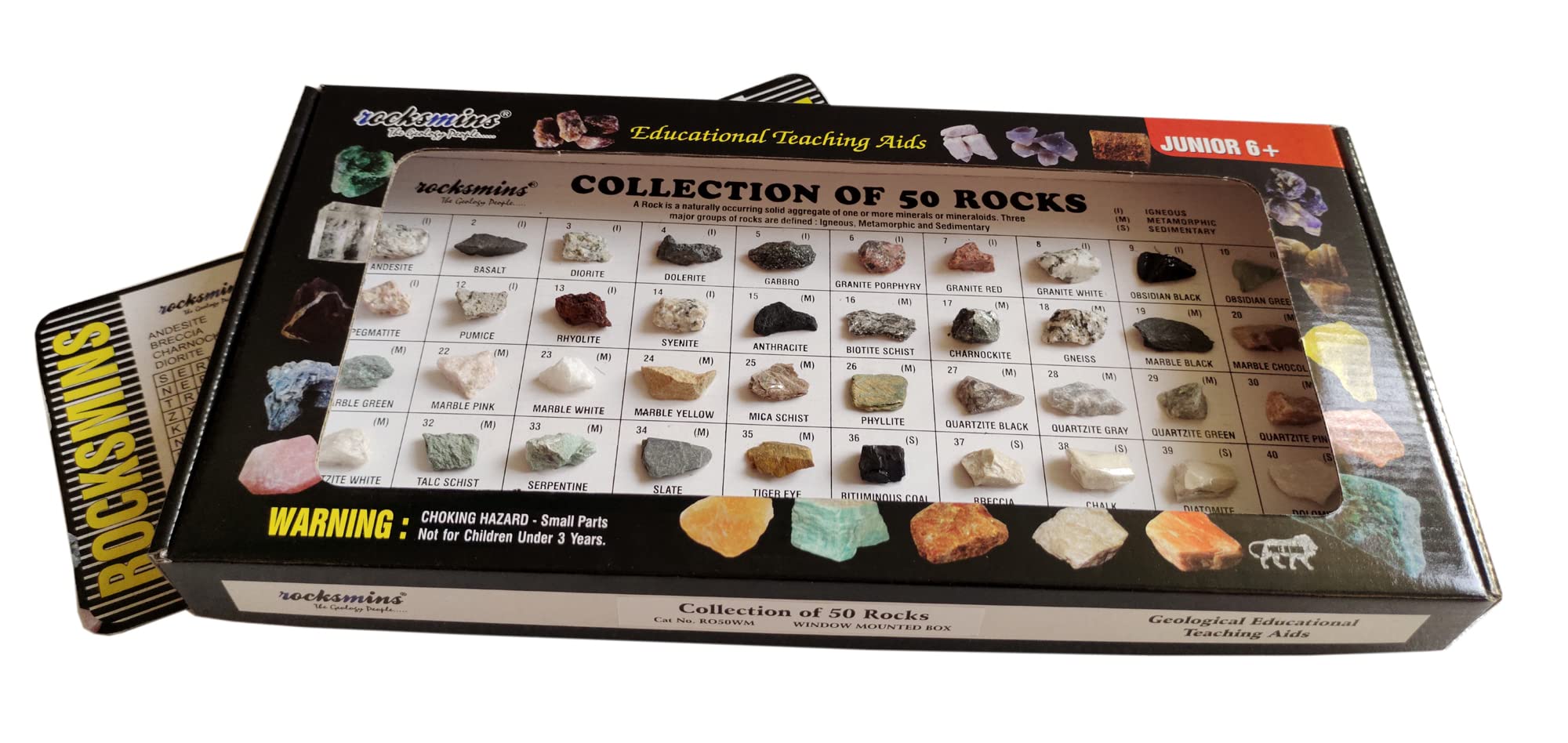 Buy ROCKSMINS RO50WM Rocks Collection Set of 50 School Education