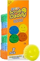 Vista 12 de Scrub Daddy Esponjas de Color – Esponjas multiusos para platos sin arañazos para limpieza de cocina, baño y hogar – Hechas con espuma de polímero