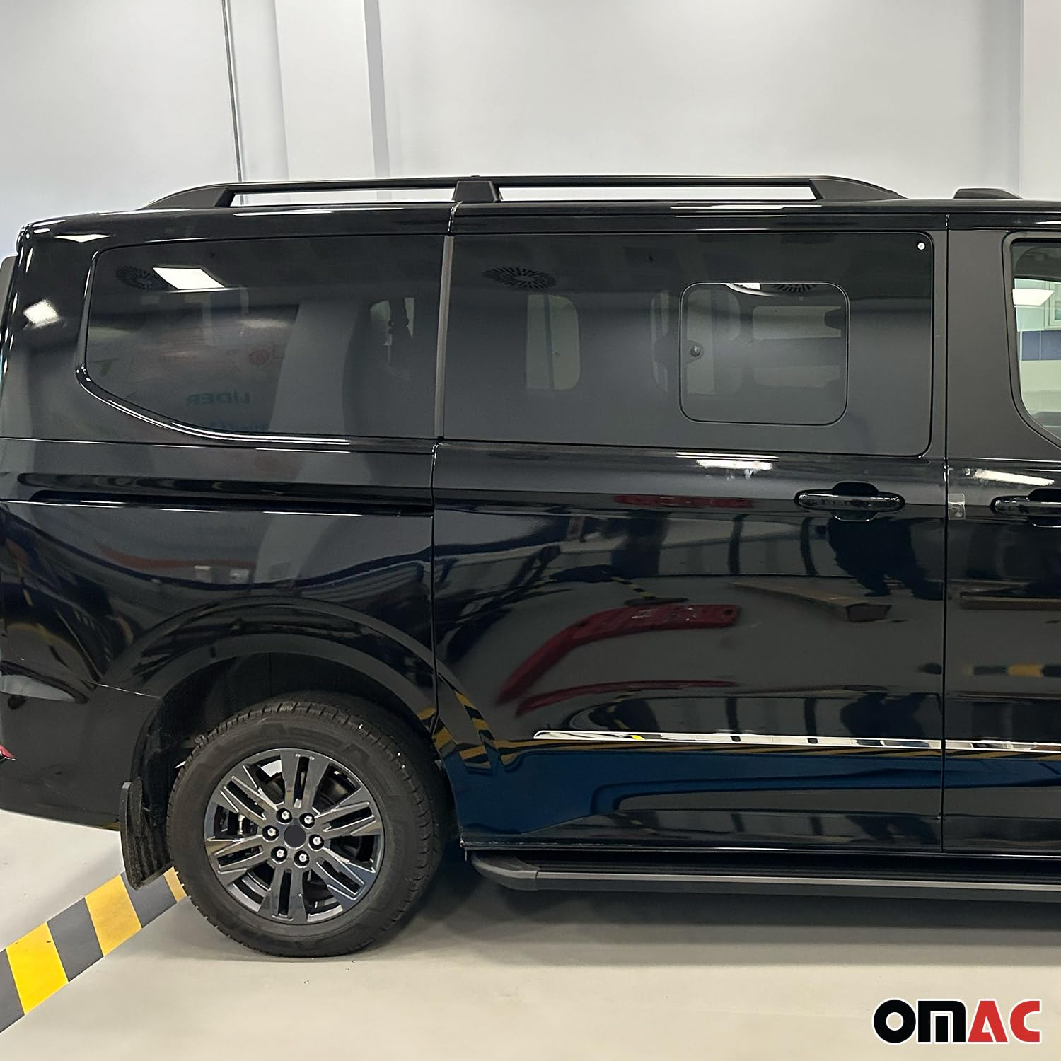 Dachreling Relingträger für Ford Transit Tourneo Custom 2023-2025 Alu Schwarz L1