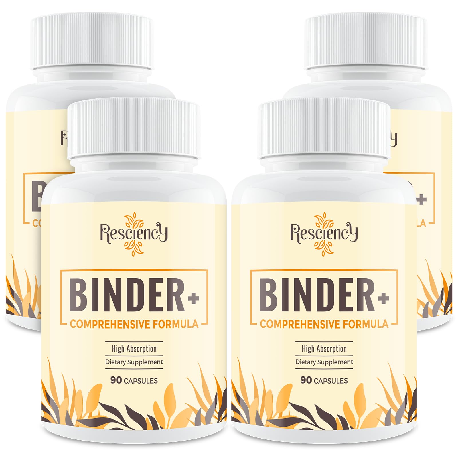 Resciency Detox Binder Supplement – 360 Vegan Capsules