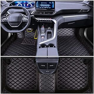 Tapis de Sol Voiture pour Volkswagen pour Passat 2000-2025 Personnaliser Tapis Imperméables Anti-Dérapants Moquettes Couleur Noir
