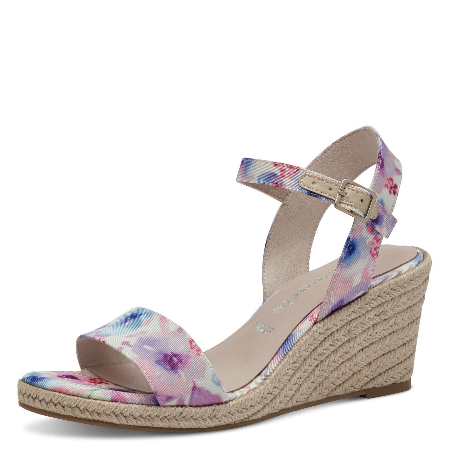 Tamaris Women's sandals, women's sandals, touchit footbed, purple, 6.5 UK